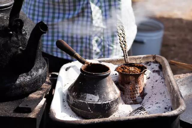 a picture of the iconic Turkish coffee