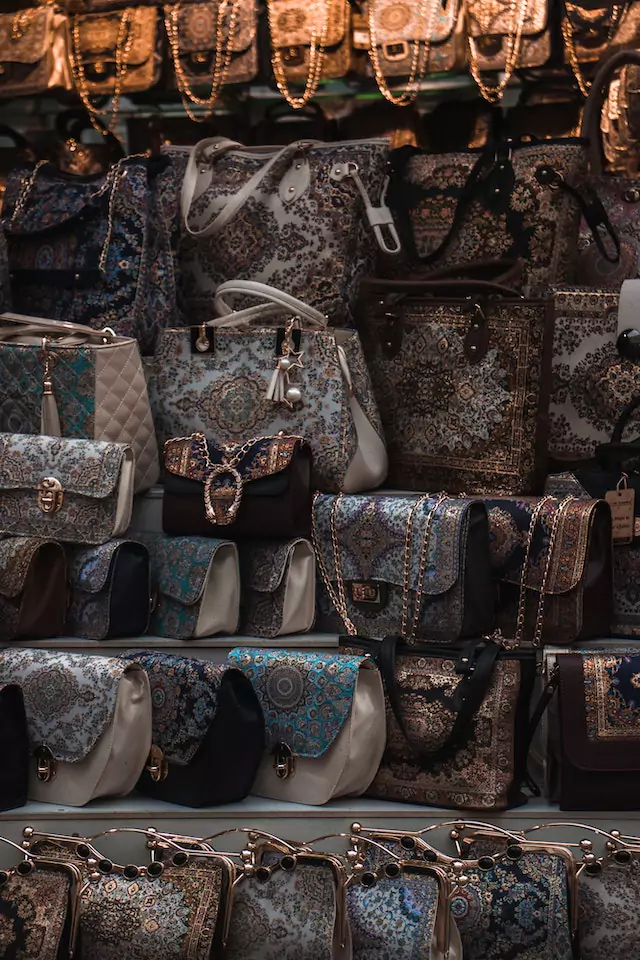 Bags & astonishing merchandise | Photo by Beyza Kaplan