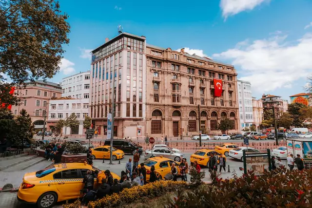 Photo by IMDAT AKGÜN showing Karakoy PALACE in Istanbul