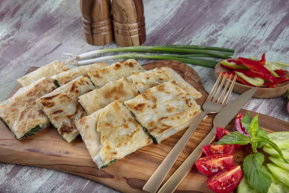 16 Turkish Street Foods in Istanbul To Try Right Now 13 Turkish street foods in Istanbul: Gözleme (Vegan Turkish Pancake)