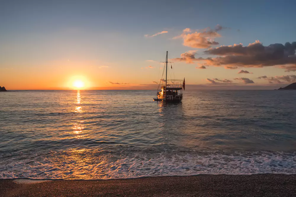 7 Unmissable Things to Do in Antalya at Night 4 Traditional Turkish ship Gulet in Cirali bay on Mediterranean coast Antalya province, Turkey
