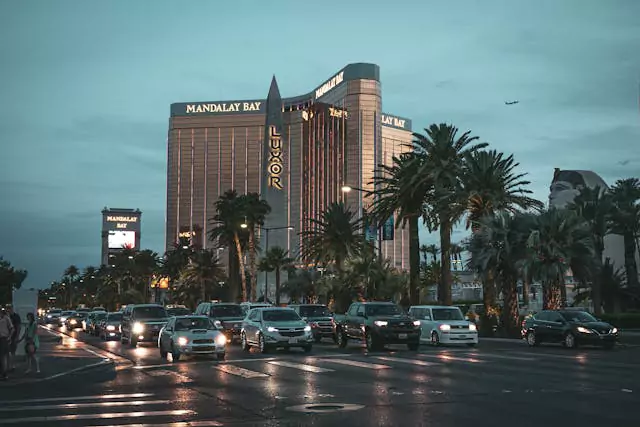 A View of the Mandalay Bay in Las Vegas